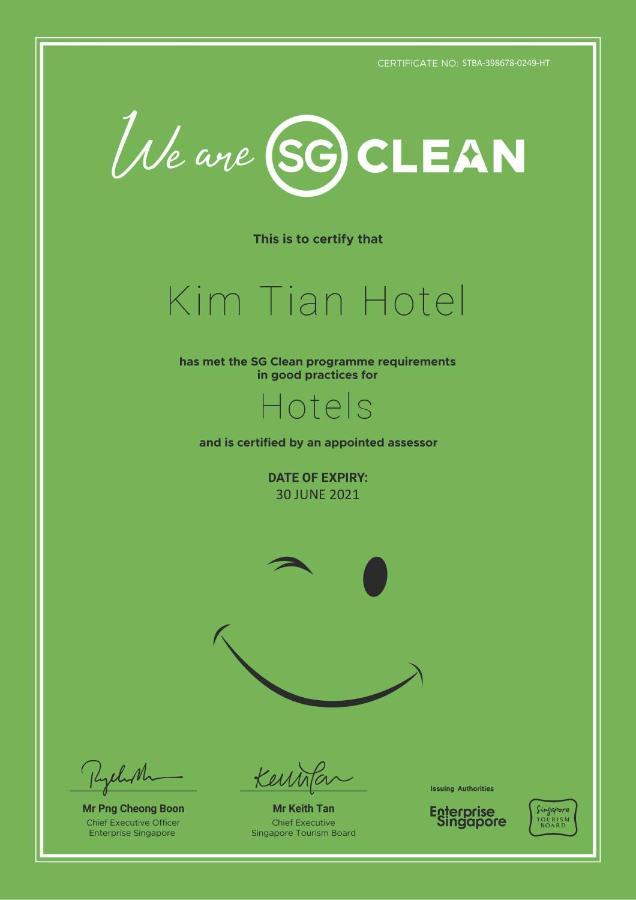 Kim Tian Hotel Singapura Exterior foto
